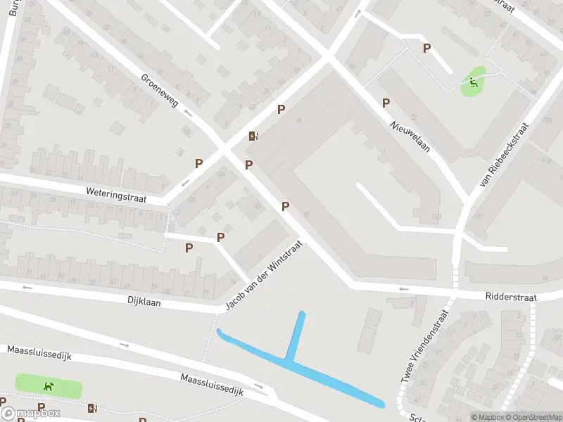 Ambulance met grote spoed naar de Jacob van Dijkstraat in Vlaardingen