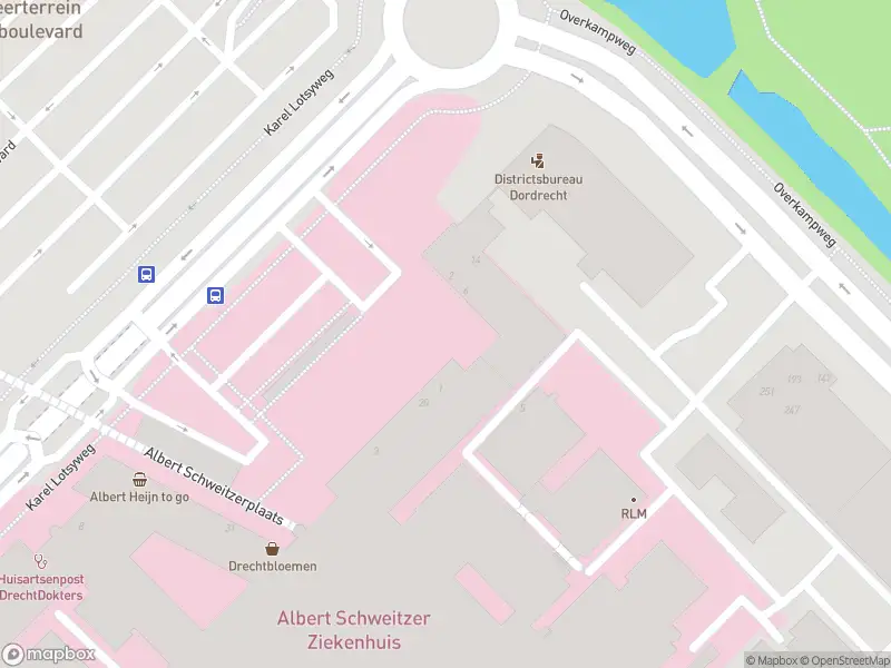 Besteld ambulance vervoer naar de Albert Schweitzerplaats in Dordrecht