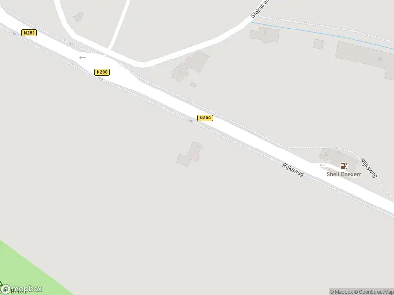 Ambulance met grote spoed naar de Rijksweg in Baexem
