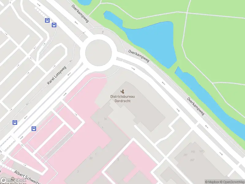 Ambulance met grote spoed naar de Overkampweg in Dordrecht