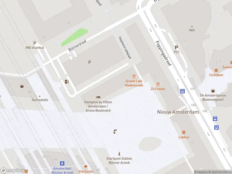 Ambulance met grote spoed naar de Hoekenrode in Amsterdam