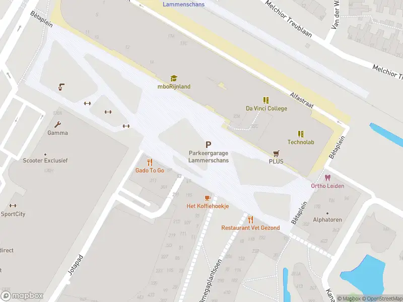 Brandweer met gepaste spoed naar de Bètaplein in Leiden