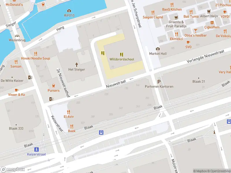 Politie naar de Nieuwstraat in Rotterdam vanwege ongeval met letsel