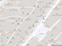 Brandweer met gepaste spoed naar de Beurspassage in Amsterdam