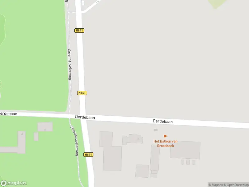 Politie naar de Derdebaan in Groesbeek vanwege aanrijding met letsel