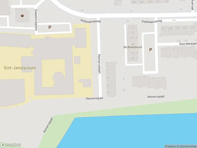 Brandweer met grote spoed naar de Homeruslaan in 's-Hertogenbosch vanwege een buitenbrand