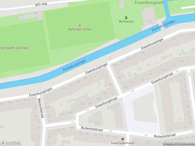 Ambulance met grote spoed naar de Essenburgsingel in Rotterdam