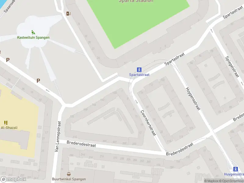 Ambulance met grote spoed naar de Coornhertstraat in Rotterdam