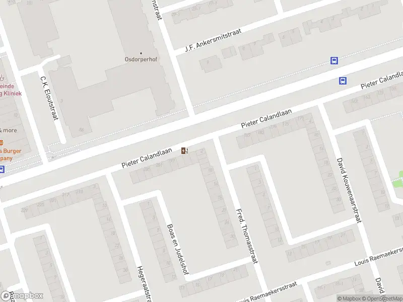 112 melding Ambulance met gepaste spoed naar de Fred. Thomasstraat in Amsterdam