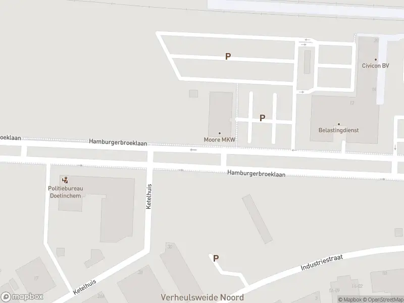 Politie naar de Hamburgerbroeklaan in Doetinchem vanwege aanrijding met letsel