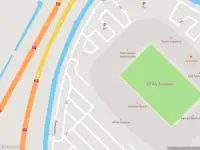 Ambulance met grote spoed naar de Stadionweg in Alkmaar
