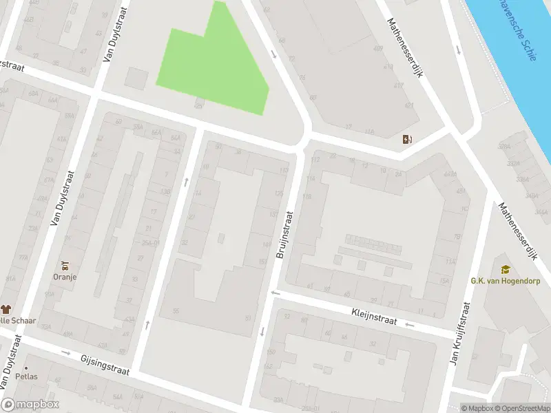 Ambulance met grote spoed naar de Bruijnstraat in Rotterdam