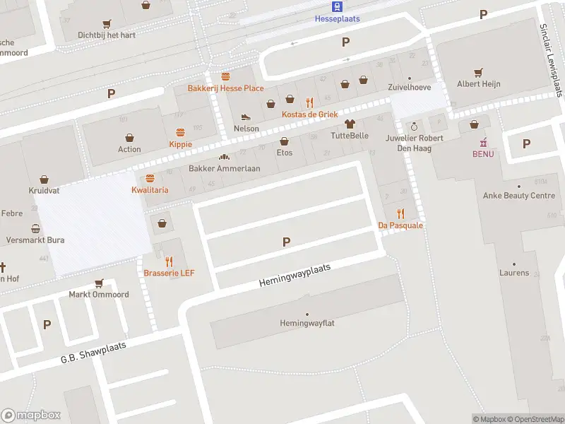 Ambulance met gepaste spoed naar de Hemingwayplaats in Rotterdam