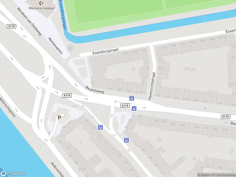 Ambulance naar de Beukelsweg in Rotterdam