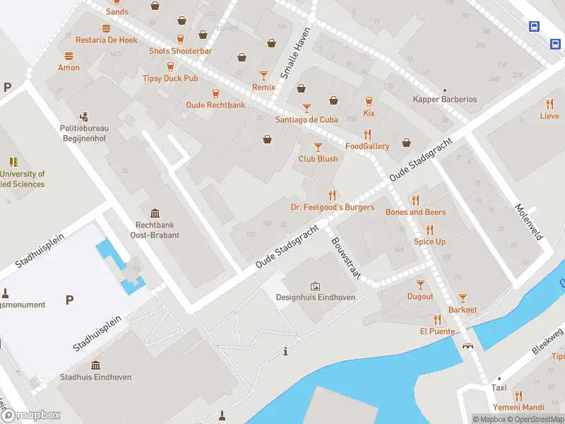 Politie naar de Oude Stadsgracht in Eindhoven vanwege steekincident