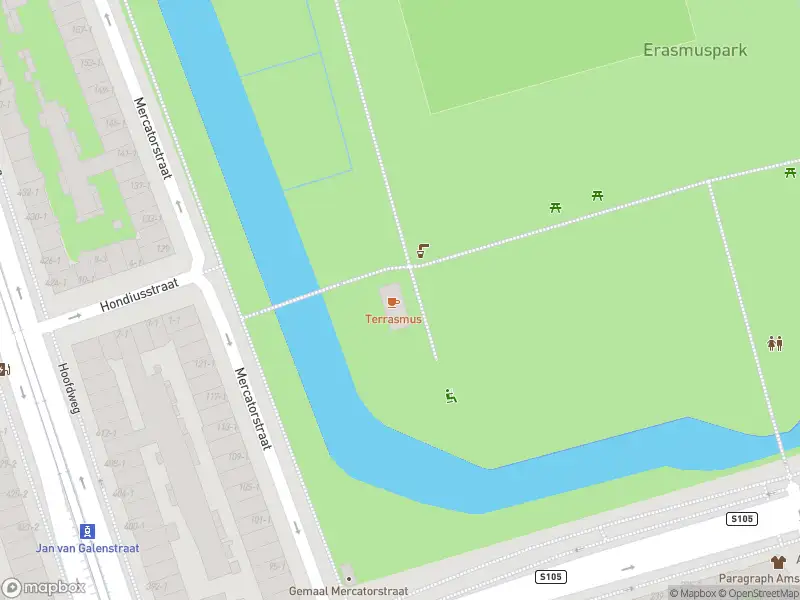 Politie met grote spoed naar de Erasmuspark in Amsterdam