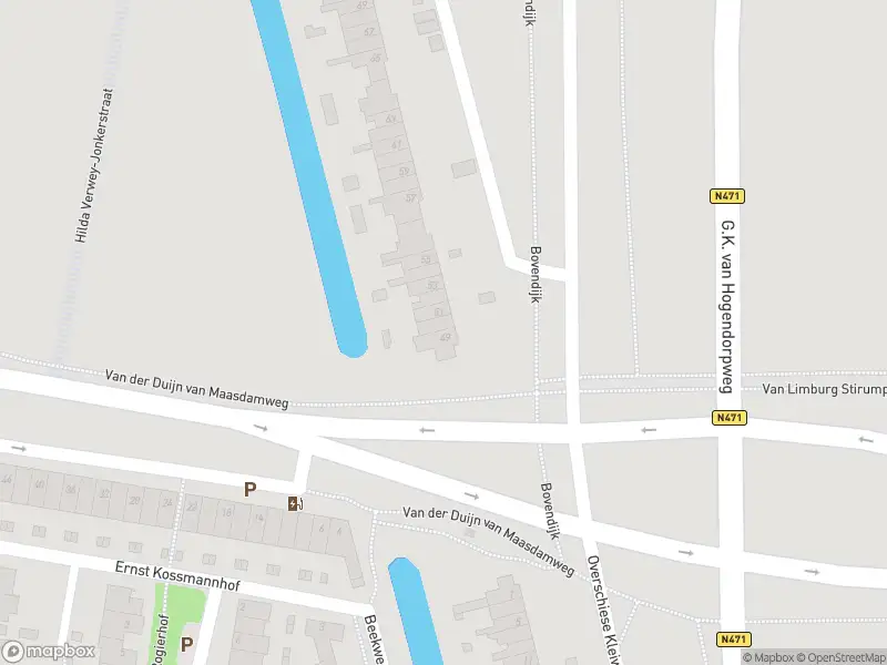 Ambulance met gepaste spoed naar de Bovendijk in Rotterdam