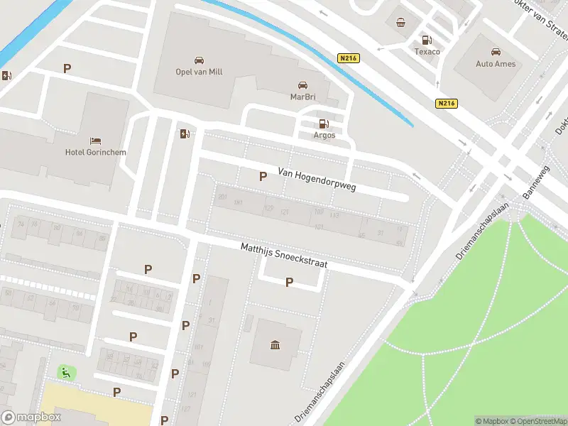 Ambulance met grote spoed naar de Van Hogendorpweg in Gorinchem