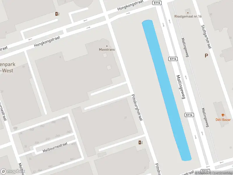 Politie naar de Pittsburghstraat in Rotterdam