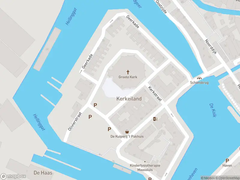 Brandweer met gepaste spoed naar de Kerkplein in Maassluis vanwege wateroverlast