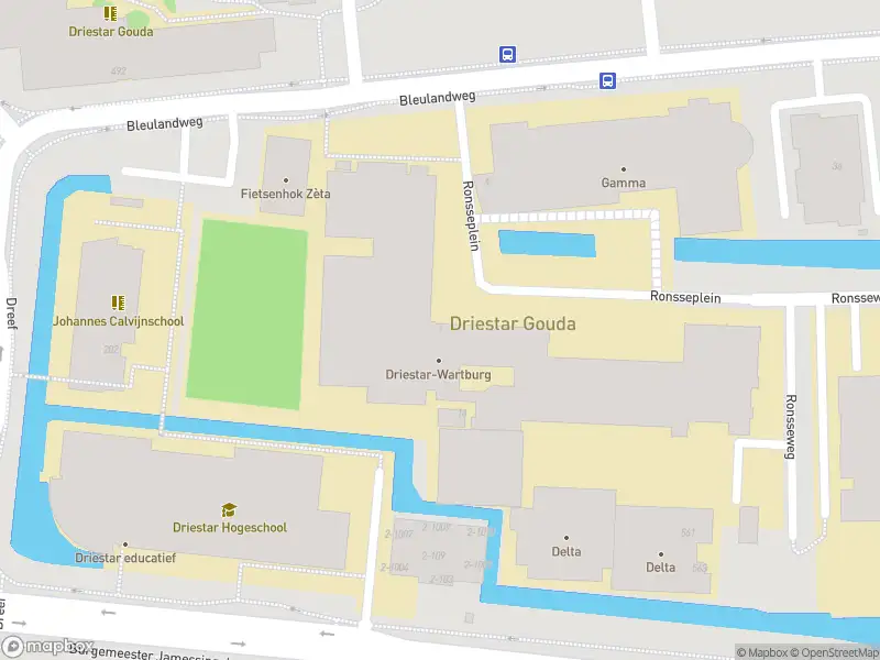 Ambulance met gepaste spoed naar de Ronsseplein in Gouda
