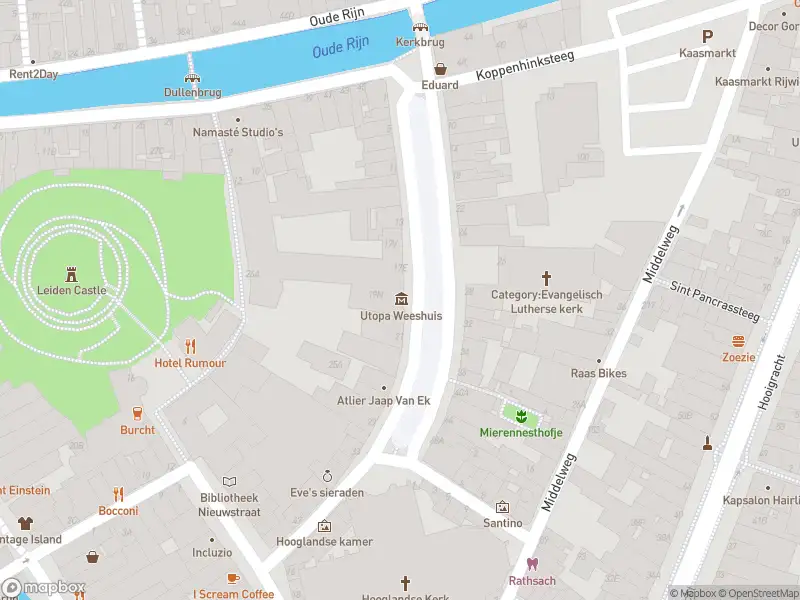 Ambulance met gepaste spoed naar de Oude Rijn in Leiden