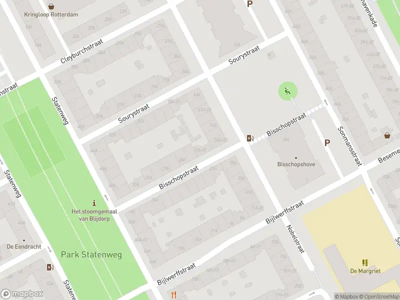 Ambulance met grote spoed naar de Bisschopstraat in Rotterdam