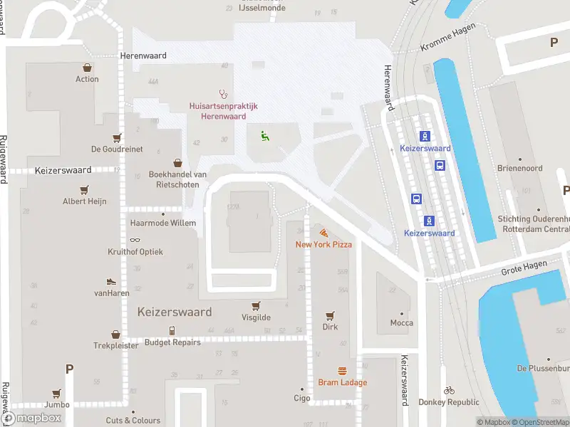 Politie naar de Herenwaard in Rotterdam