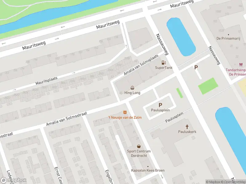 Ambulance met grote spoed naar de Amalia van Solmsstraat in Dordrecht
