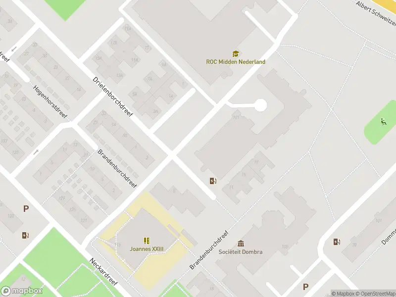Brandweer met gepaste spoed naar de Brandenburchdreef in Utrecht vanwege een buitenbrand