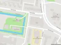 Ambulance met grote spoed naar de Abraham Kuyperweg in Dordrecht
