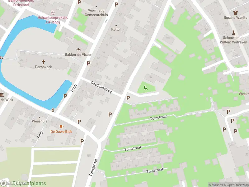 Ambulance met grote spoed naar de Tuinstraat in Dirksland