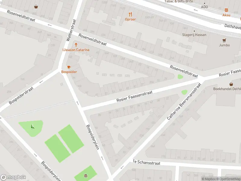 Ambulance met grote spoed naar de Rosier Faassenstraat in Rotterdam