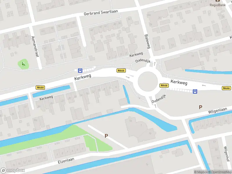 Brandweer met gepaste spoed naar de Kerkweg in Woubrugge