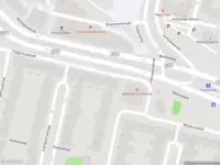 Ambulance met grote spoed naar de Pelgrimsstraat in Rotterdam