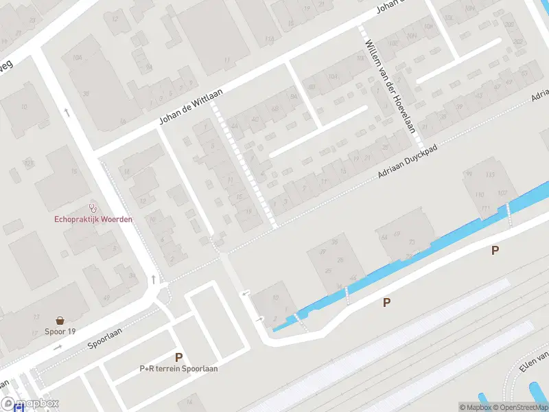 Politie naar de Adriaan Duyckpad in Woerden vanwege aanrijding met letsel