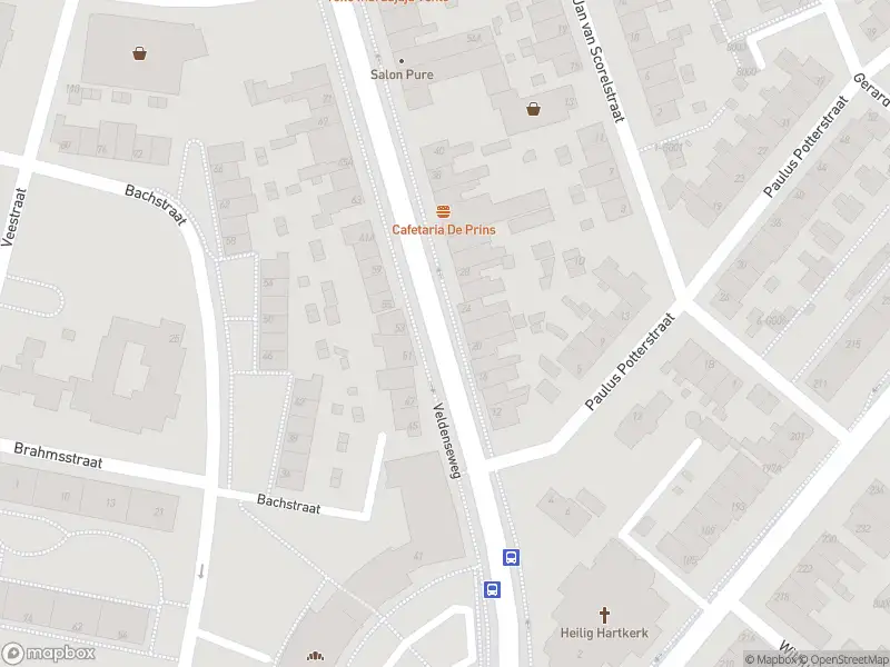 Brandweer met grote spoed naar de Bachstraat in Venlo vanwege gebouwbrand