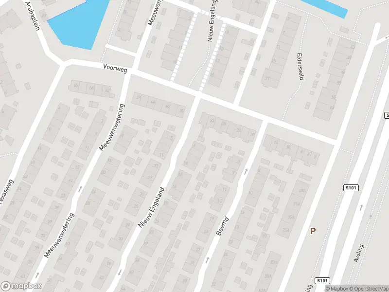 Ambulance met gepaste spoed naar de Nieuw Engeland in Hoogvliet Rotterdam