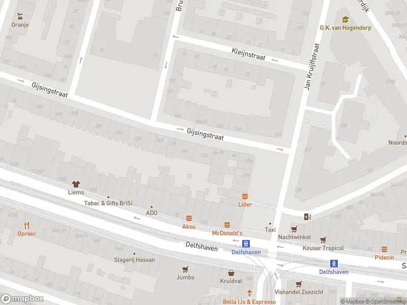 Ambulance naar de Gijsingstraat in Rotterdam