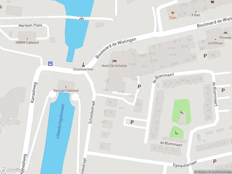 Brandweer met gepaste spoed naar de Scheldestraat in Cadzand vanwege een liftopsluiting