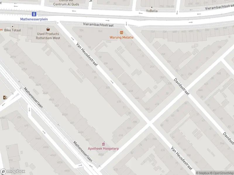 Brandweer met gepaste spoed naar de Rauwenhoffstraat in Rotterdam vanwege afhijsen patient