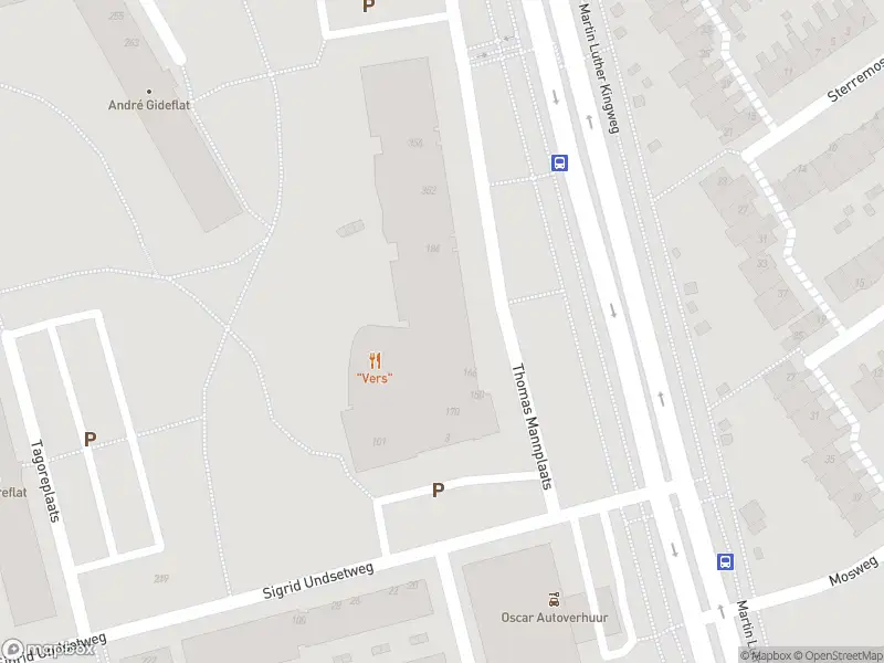 Ambulance met gepaste spoed naar de Thomas Mannplaats in Rotterdam