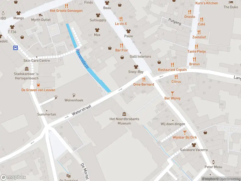 Politie naar de Waterstraat in 's-Hertogenbosch vanwege ongeval met letsel
