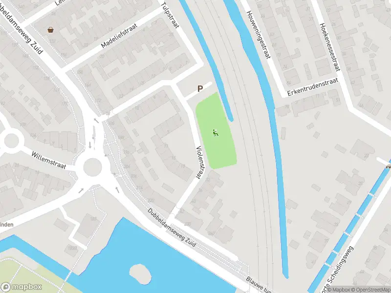 Ambulance met gepaste spoed naar de Violenstraat in Dordrecht