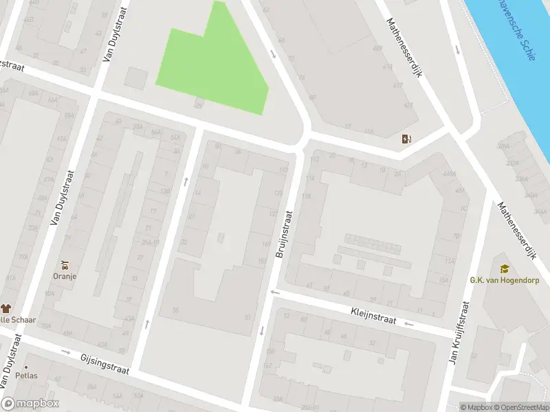 Ambulance met grote spoed naar de Bruijnstraat in Rotterdam