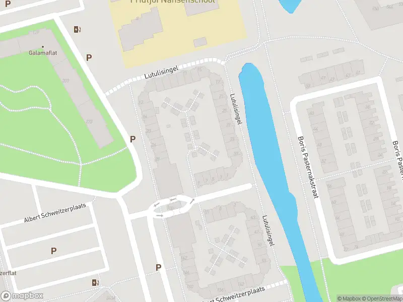 Ambulance met grote spoed naar de Lutulisingel in Rotterdam