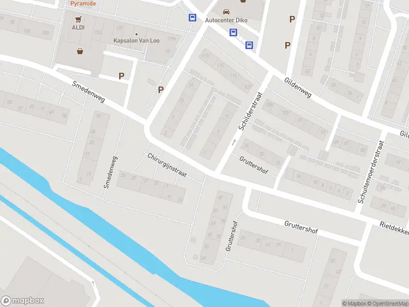 Ambulance met gepaste spoed naar de Schilderstraat in Gorinchem