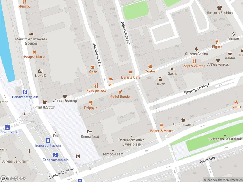 Ambulance met grote spoed naar de Oude Binnenweg in Rotterdam