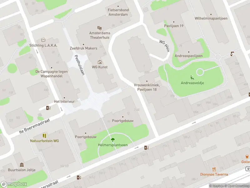 Ambulance met grote spoed naar de Jeltje de Bosch Kemperpad in Amsterdam
