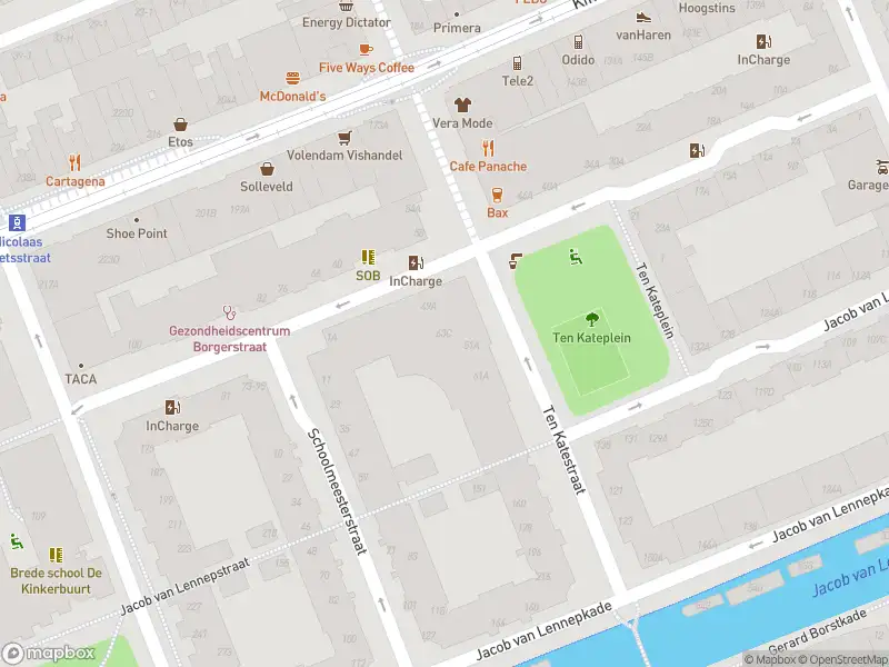 Ambulance met grote spoed naar de Jacob van Lennepstraat in Amsterdam